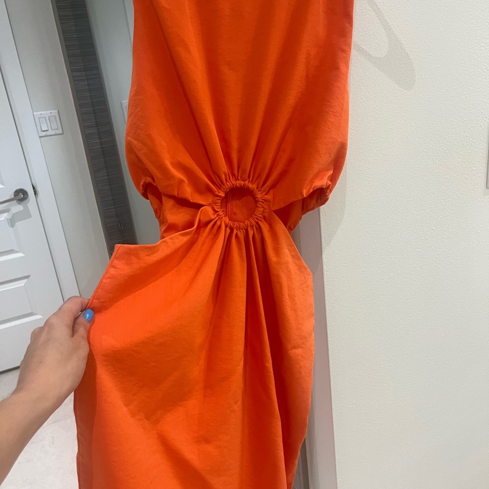 Orange Mini Dress